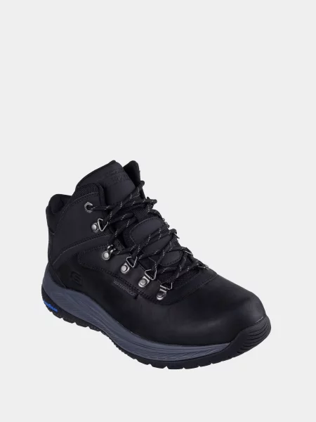 Кожаные ботинки Skechers черные