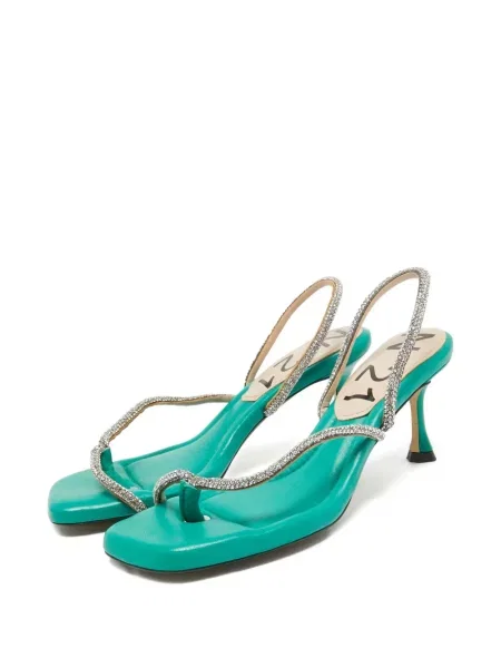 Stras sandale N°21 slingback verde