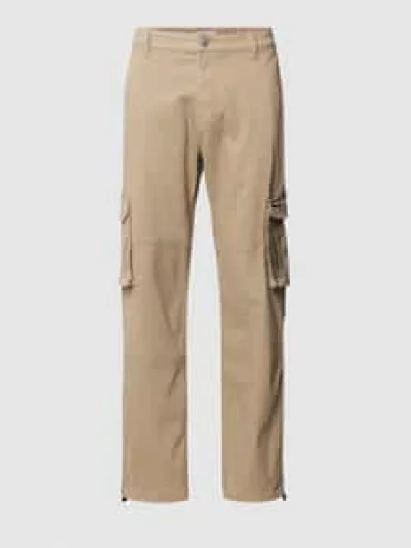 Spodnie cargo Review beżowe