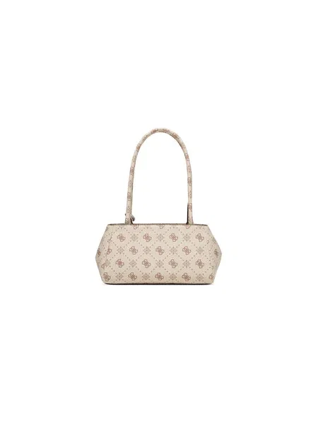Táska Guess Carrie Logo Ekru