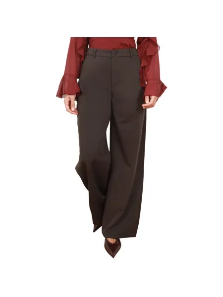 Pantaloni La Modeuse maro
