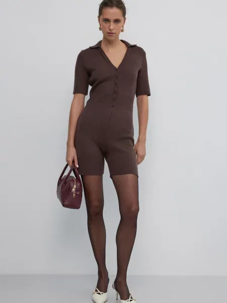 Комбінезон Estro віскоза/нейлон коричневий