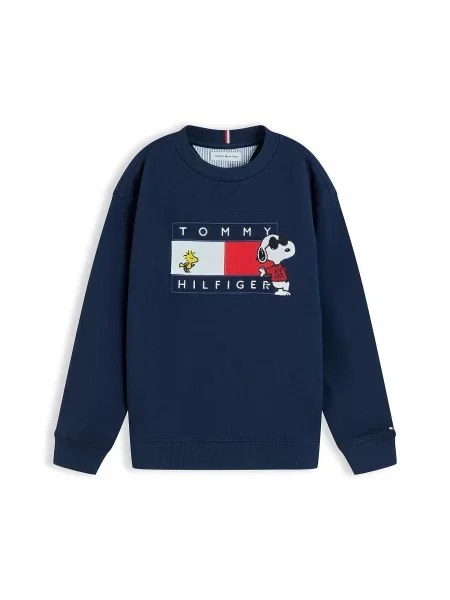 TOMMY HILFIGER Μπλούζα φούτερ Peanuts ναυτικό μπλε / κόκκινο / μαύρο λευκό