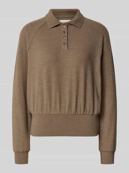 Opus sweter z cienkiej dzianiny Geigi Kobiety drobna dzianina jednolity 36 brązowy