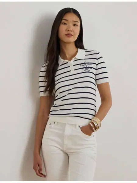 LAUREN RALPH LAUREN Tricou polo alb