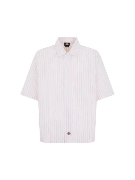 DICKIES Košile Venedocia růžová bílá