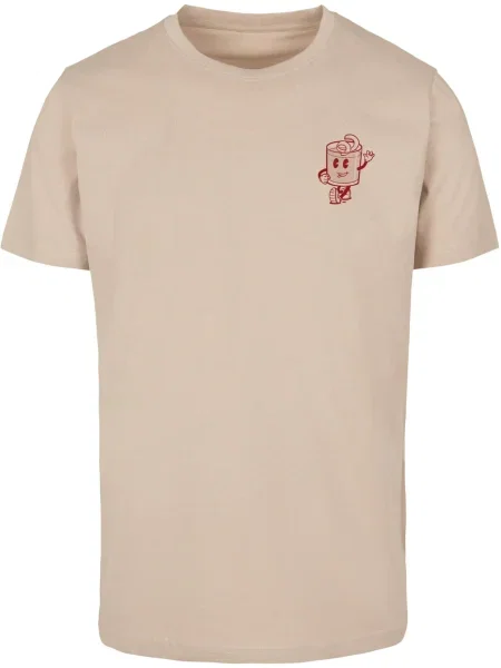 Mister Tee Tricou Negroni Please nisipiu / amestecat roșu