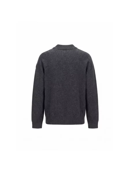Kardigan Moncler wełniany szary