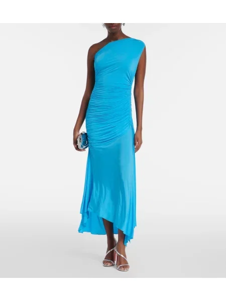 Rochie de cocktail Alex Perry din jerseu albastru