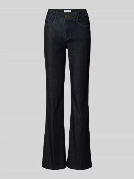 Jeansy o rozkloszowanym kroju z 5 model ‘Shakira’ Brax granatowe