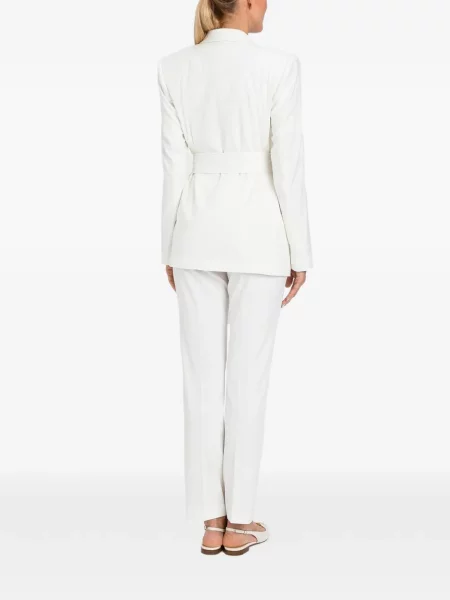 Pantaloni Twinset alb