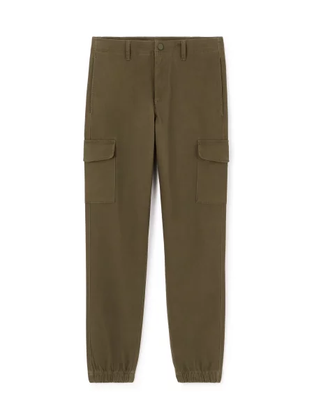 Cargo nohavice Celio khaki