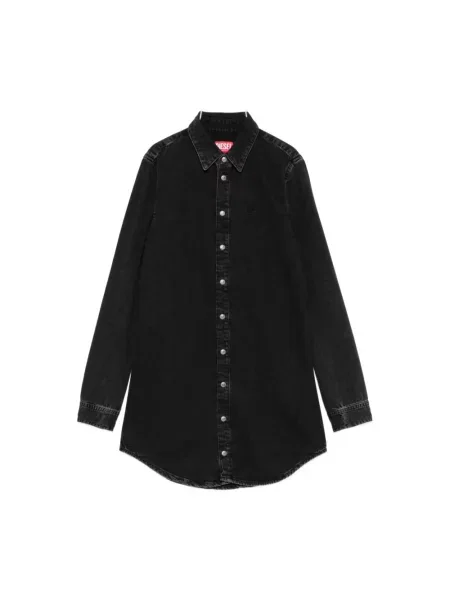Sukienka jeansowa Diesel czarna
