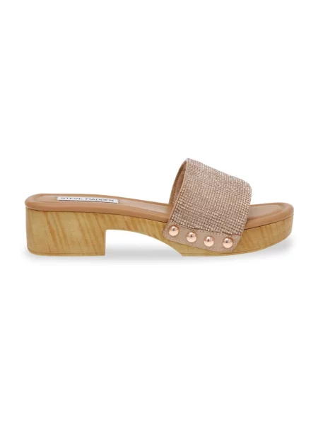 Klapki Steve Madden żółte