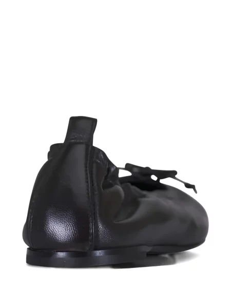 Baleríny Agl s mašlí hnědé