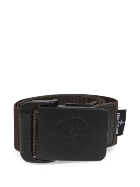 Curea Stone Island cu strasuri maro