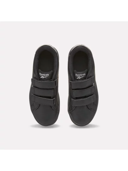 Reebok Court Clean Damskie Sneakersy dla Dzieci z Rzepamiunisex Size: 27 czarne