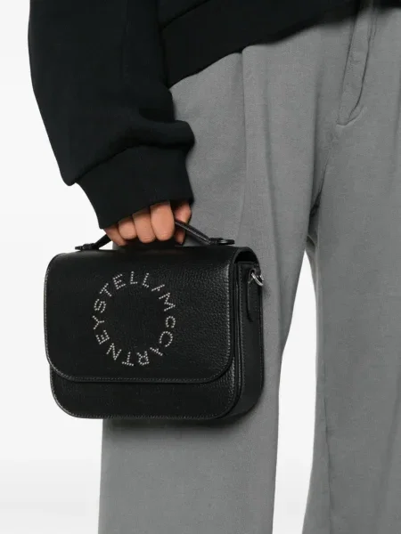 Geantă Stella Mccartney cu tepi negru