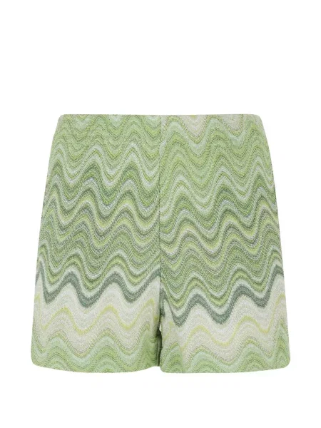 Pantaloni scurți Mc2 Saint Barth tricotate verde