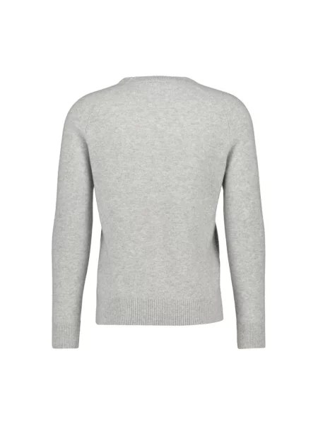 Dzianinowy sweter Profuomo szary
