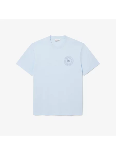 Футболка Lacoste голубая