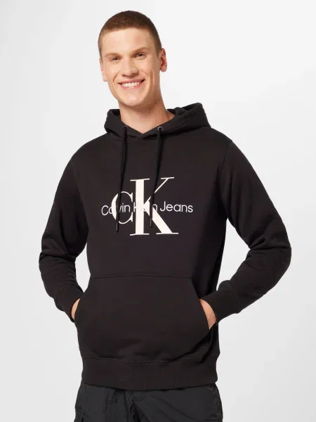 Mikina Calvin Klein Jeans čierna