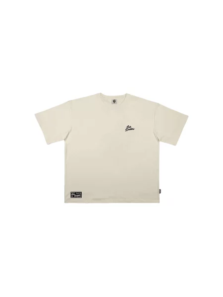 The Dudes Los Dudes Classic T-Shirt Heavyweight Almond Milk Mężczyźni Koszulki The Dudes Krem Size: M