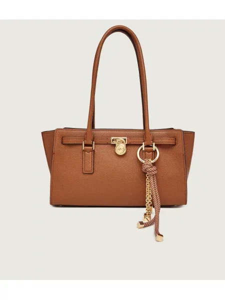Michael Kors De piele geantă pe umăr Hamilton Moderne maro