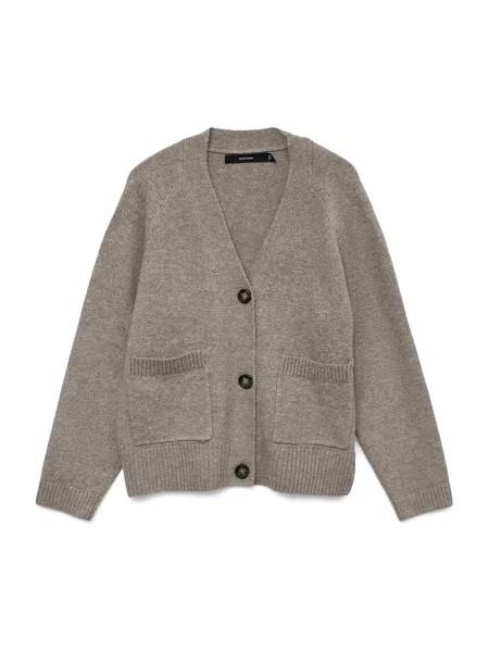 VERO MODA Geacă tricotată VMBOOM grej