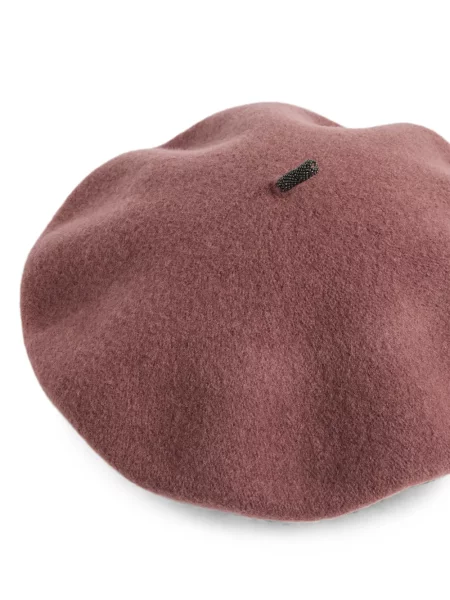 Czapka dziecięca Brunello Cucinelli różowa