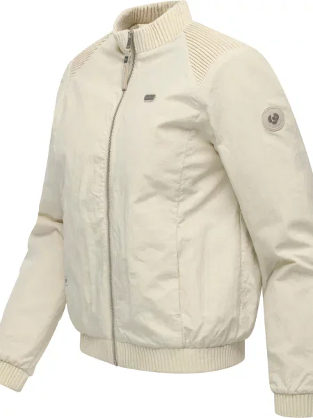 Ragwear Prechodná bunda béžová / ako vlna biela