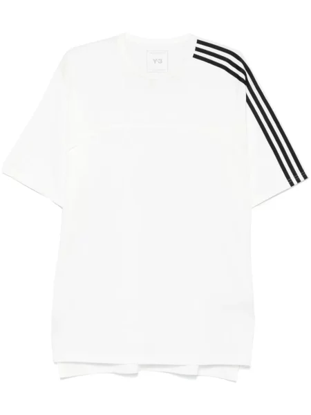 Tricou Y-3 cu dungi alb