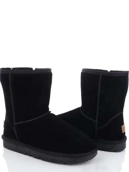 Кожаные сапоги Caroc черные