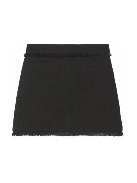 Spódnica mini Proenza Schouler tweedowa czarna