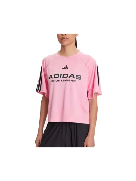 Adidas Koszulki Kobieta S Stylowe T-shirty dla mężczyzn różowy