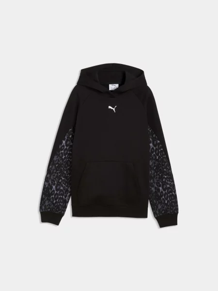 Дитяче Худі PUMA Sport Animal Hoodie комбінований верх чорний