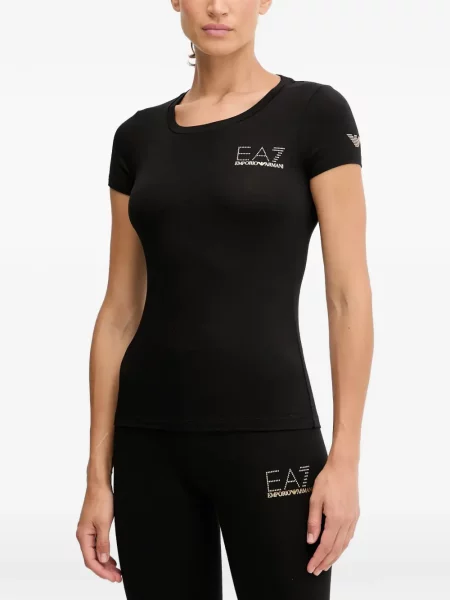 Tricou Ea7 Emporio Armani cu autograf negru