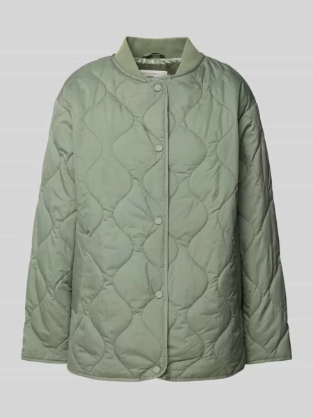 Kurtka pikowana o kroju relaxed fit z zapięciem na zatrzaski S.oliver Red Label