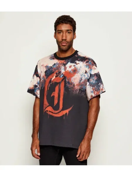 Just Cavalli Tricou | Relaxed fit negru