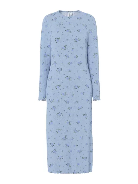 PIECES Rochie PCFlora albastru deschis / verde închis alb