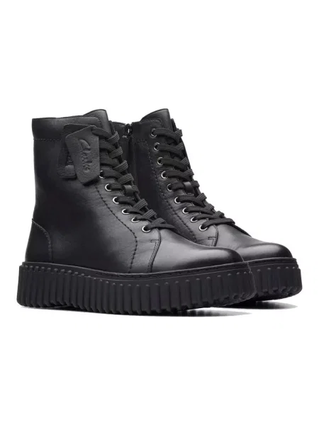 Buty do kostki Clarks skórzane czarne