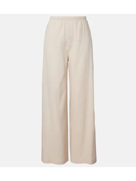 Pantaloni Max Mara de in bej
