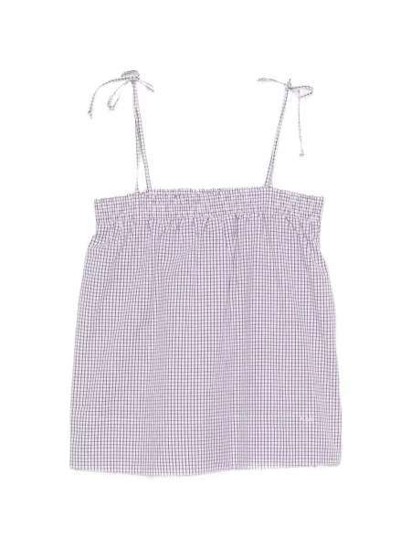 Kockás felső A.p.c. fehér