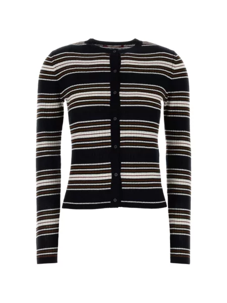 Cardigan Max Mara de mătase negru