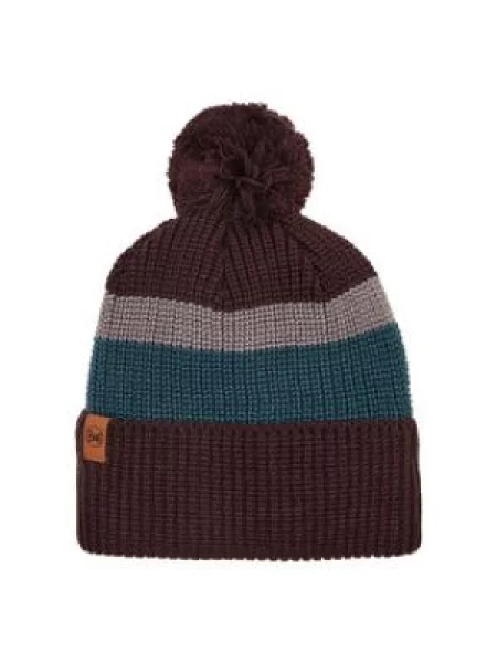 Zimní čepice BUFF Knitted Elon maroon/maroon