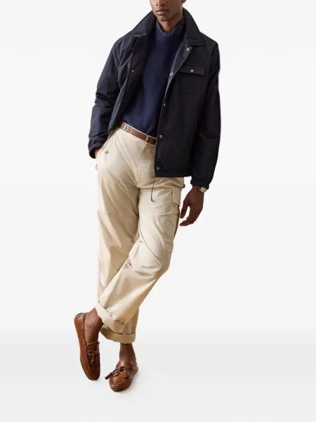 Kašmyro megztinis Ralph Lauren Purple Label mėlyna