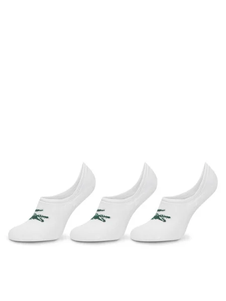 Чорапи Lacoste 3 броя бяло