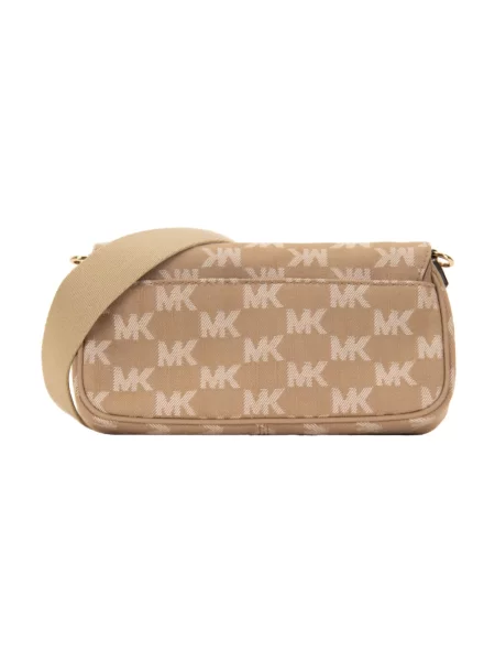 Torebka Michael Kors skórzana z logo beżowa