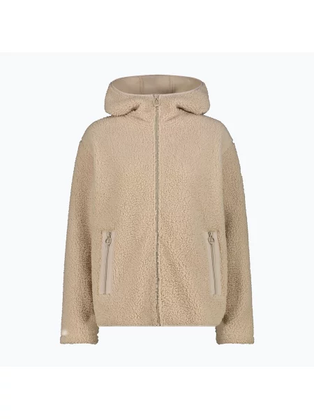 Palton pentru femei CMP Long Teddy kaki