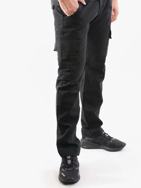 Alpha Industries pantaloni de Agent Pant cu fit cargo negru